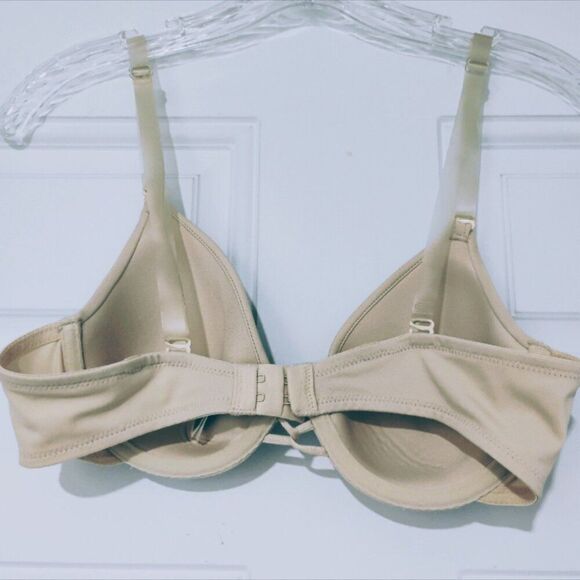 Wacoal T Shirt Bra Convertible Silicone Strap Regular Plunge Racer or Halter 34B - Picture 6 of 15